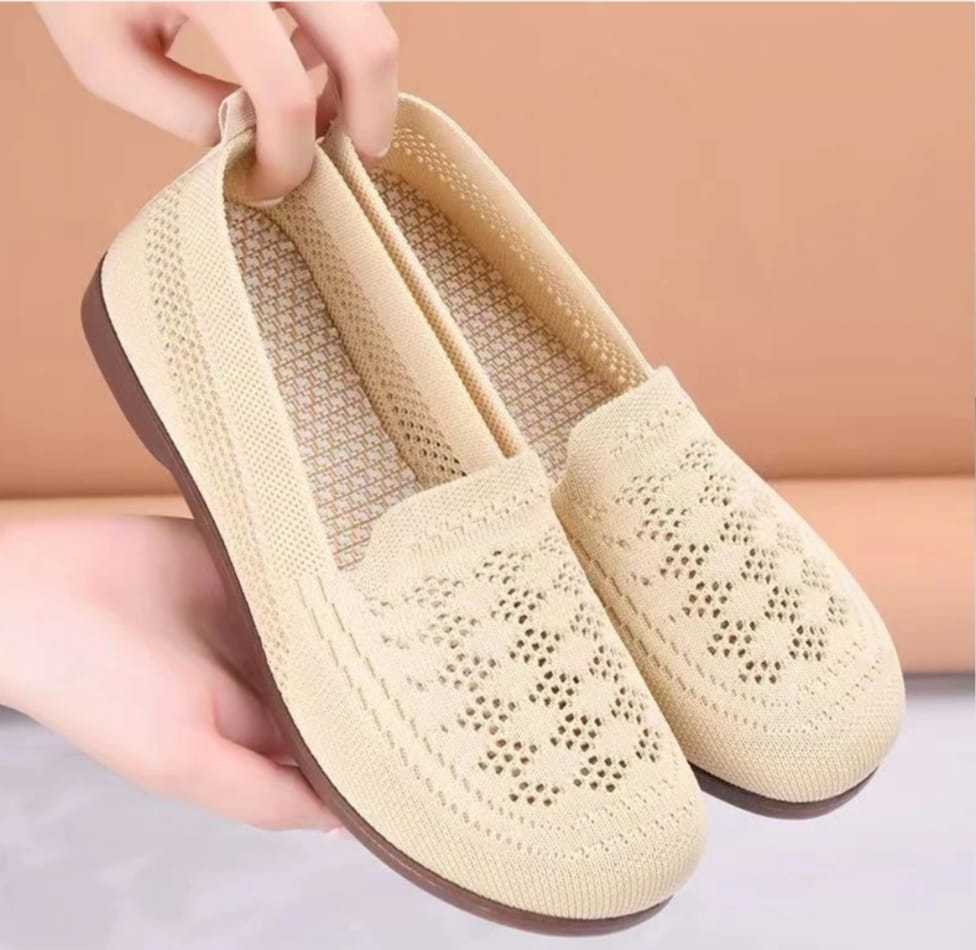 Mocasines de Malla Transparente