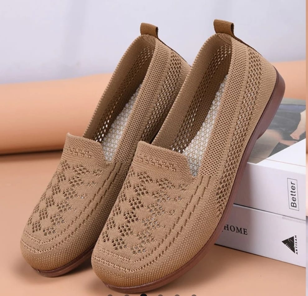 Mocasines de Malla Transparente
